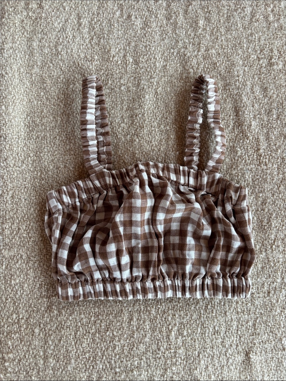 Gingham Crop Top